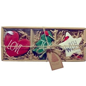 Rae Dunn Love Joy Wish Ornaments